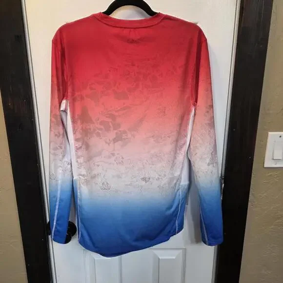 Realtree Men's Fishing Gradient Long Sleeve Shirt Size S - Picture 4 of 7